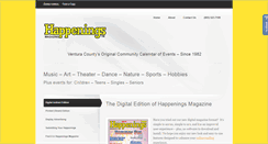 Desktop Screenshot of happenings.com
